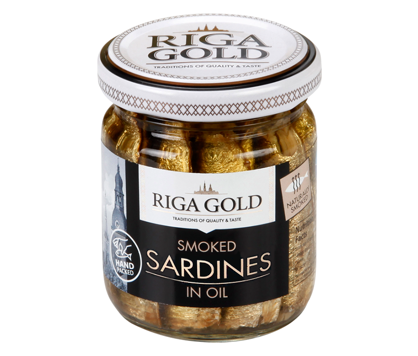 Smoked Sardines in Oil 100g - Riga Gold