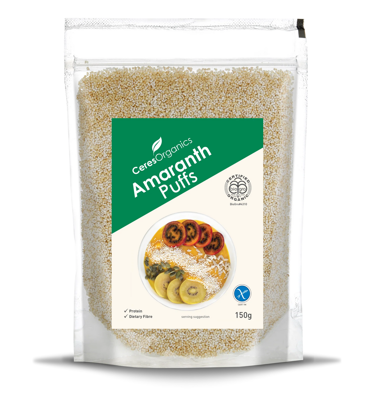 Organic Amaranth Puffs (CeresOrganics) 150g