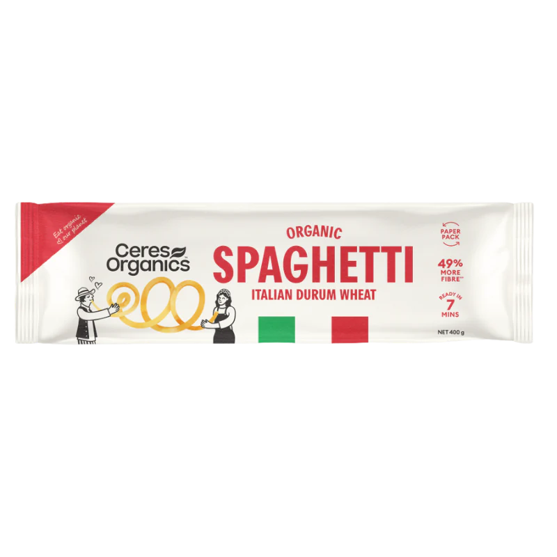 Spaghetti Organic Italian Durum Wheat 400g - Ceres Organics