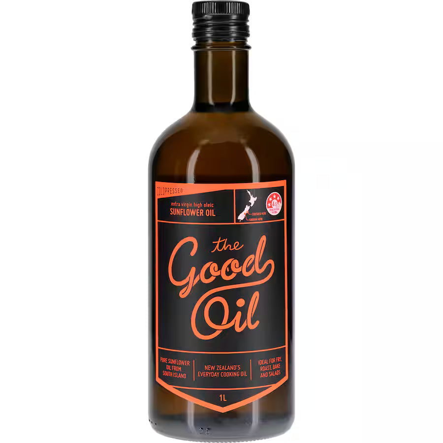Extra Virgin High Oleic Sunflower Oil 1L - The Good Oil