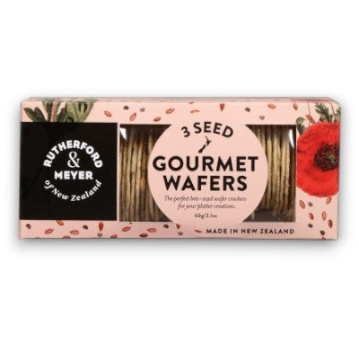 Gourmet Wafers (3 Seed) 60g - Rutherford & Meyer