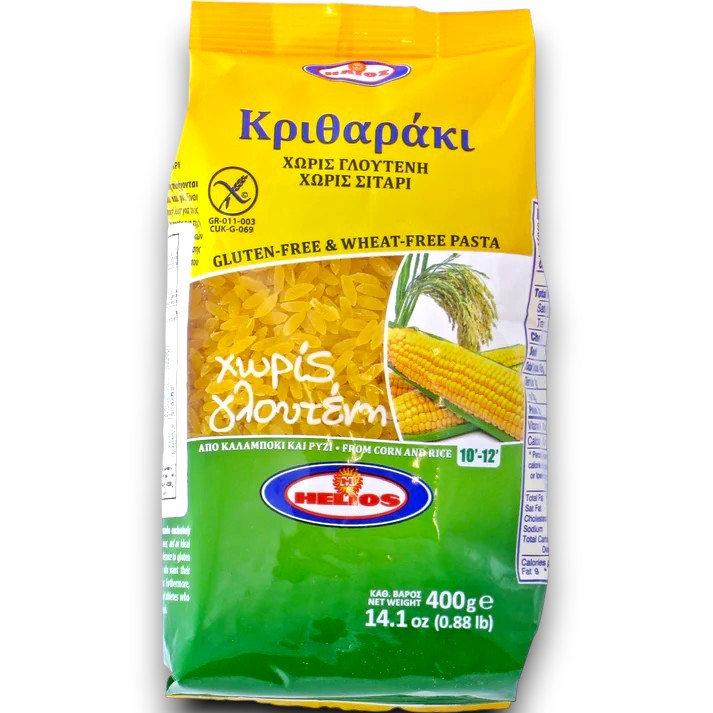 Orzo Pasta 400g (Gluten Free) - Helios