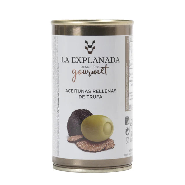 Olives Stuffed with Truffle Paste 350g - La Explanada