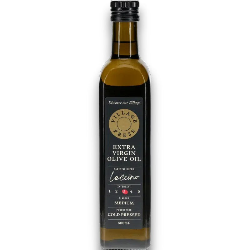Extra Virgin Olive Oil Leccino (Cold Press) 500ml - Village Press