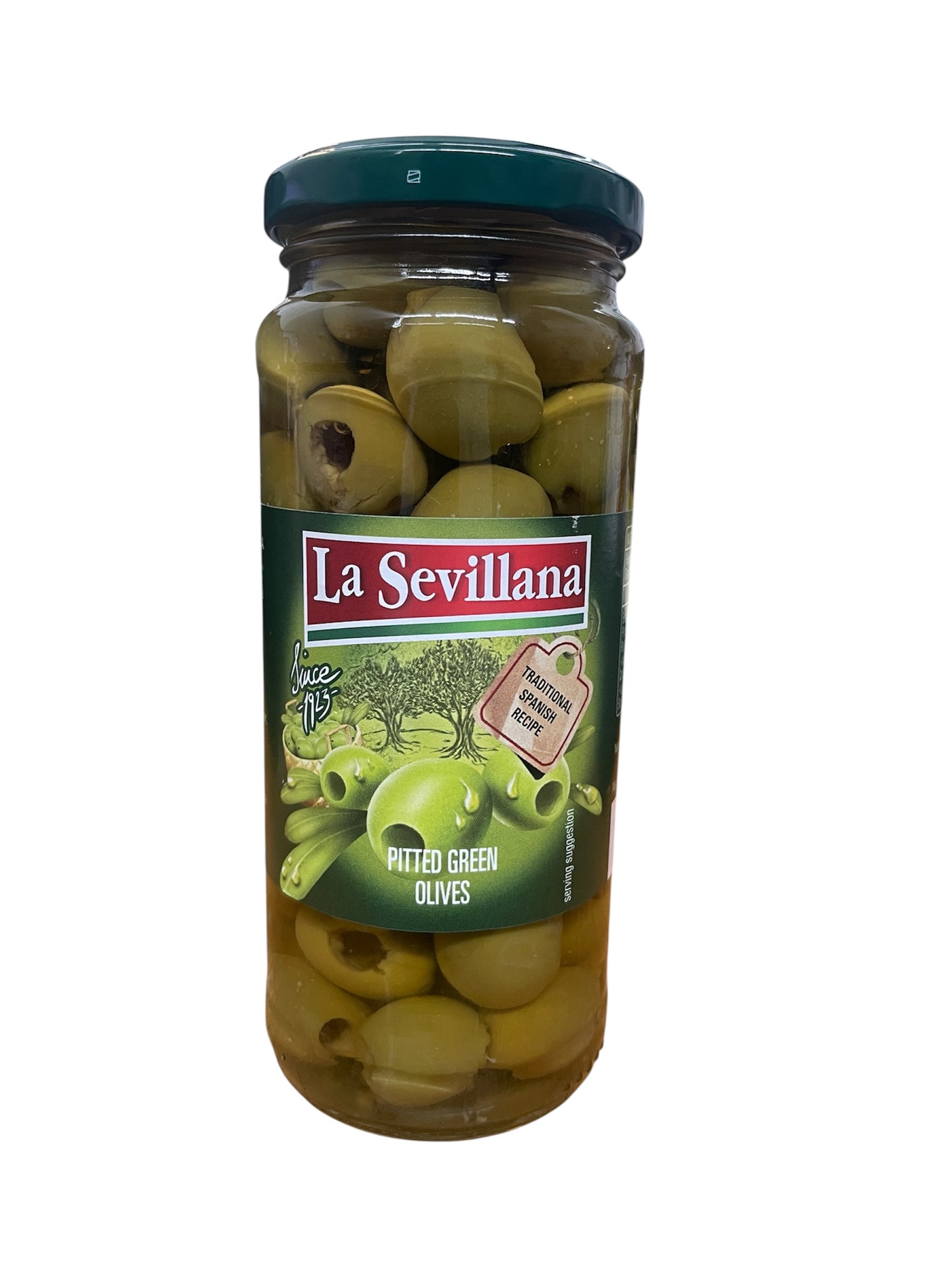 Pitted Green Olives 330g - La Sevillana