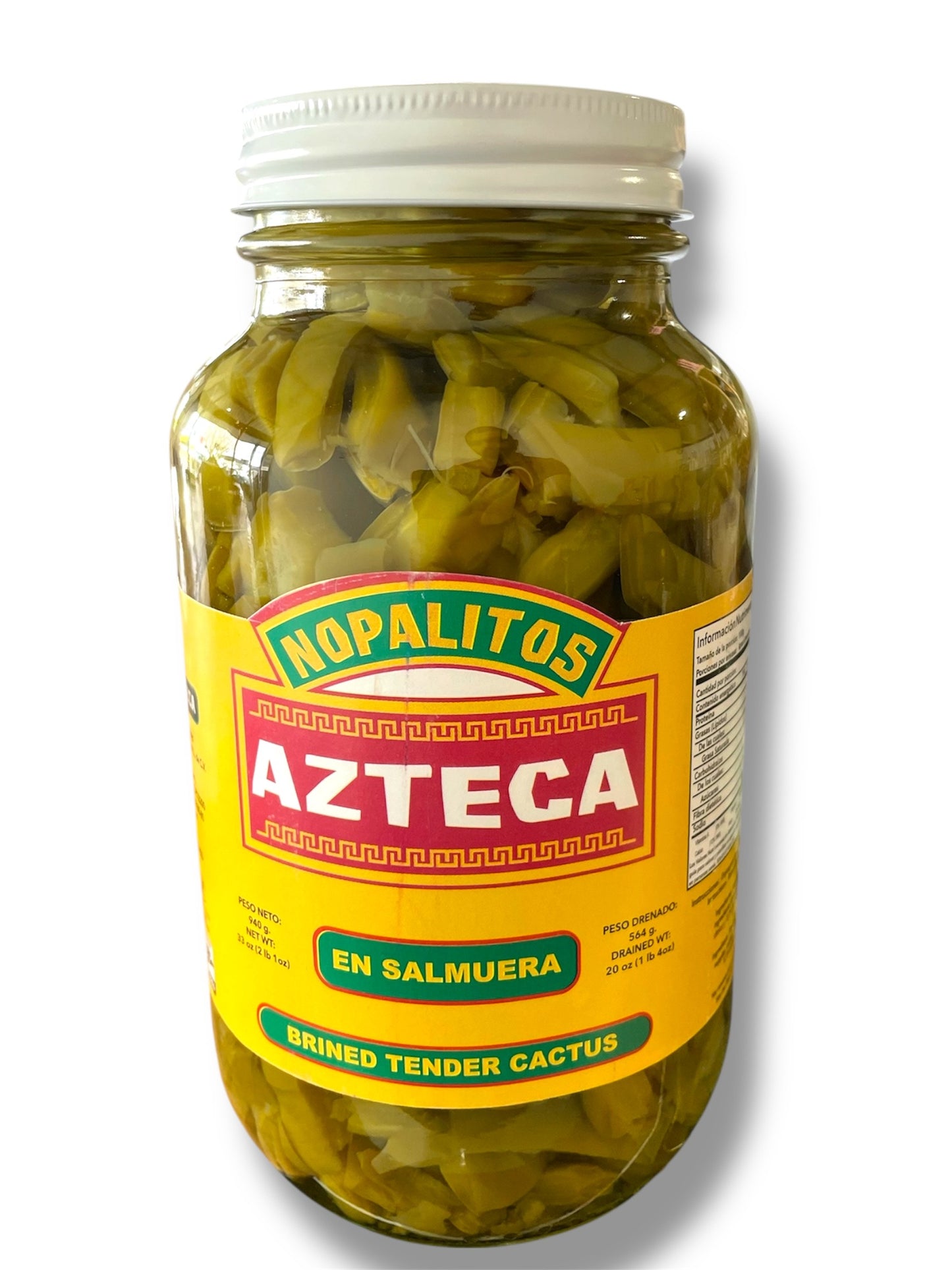 Azteca (Brined Tender Cactus) 940g - Nopalitos