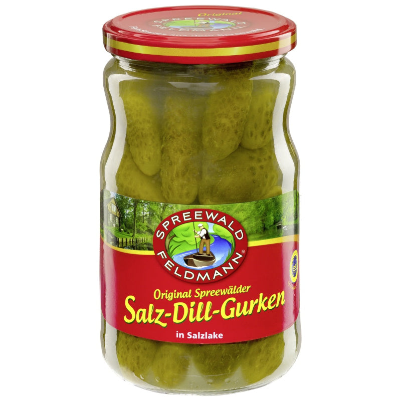 Pickled Salt Dill Gherkins 670g - Spreewald