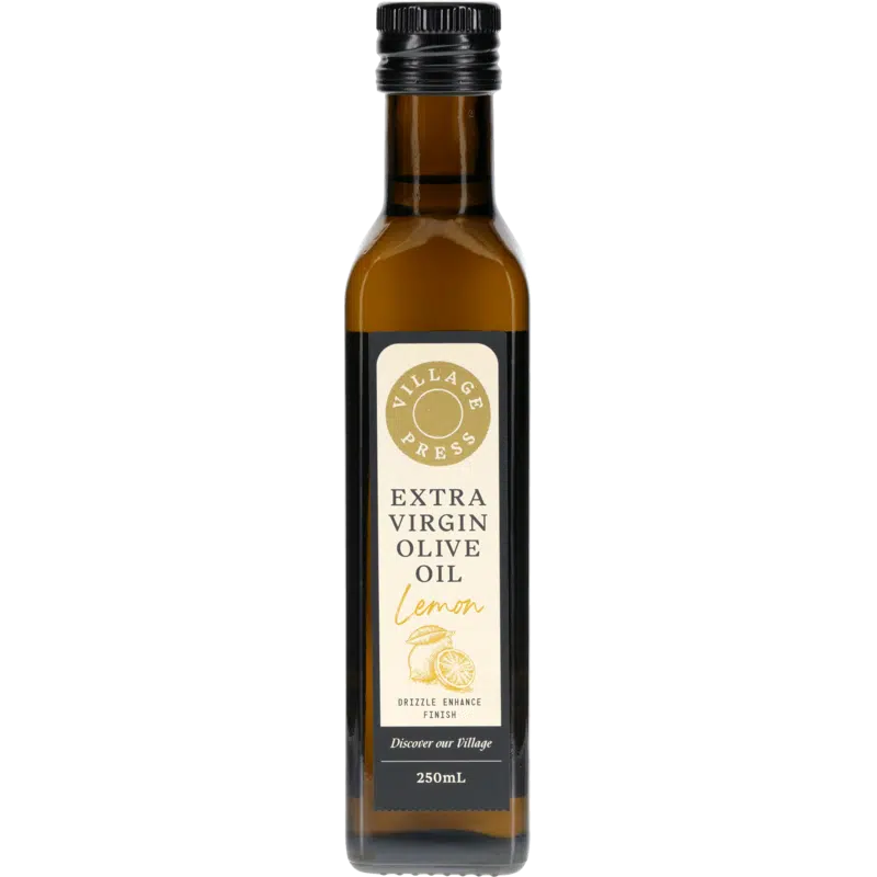 Lemon Infused Extra Virgin Olive Oil (Cold Press) 250ml - Village Press
