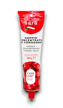 Tomato Paste Double Concentrated 200g - Sara