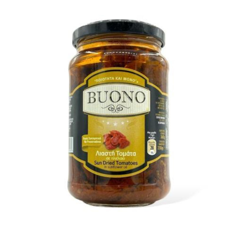 Sundried Tomatoes in Sunflower Oil 365g - Buono