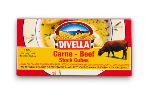 Beef Stock Cubes 100g - Divella