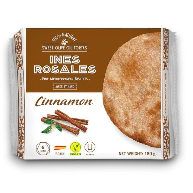 Cinnamon Tortas (Fine Mediterranean Biscuits) 180g - Ines Rosales