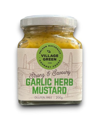 Garlic Herb Mustard (Gluten Free) 200g - Nelson Naturally
