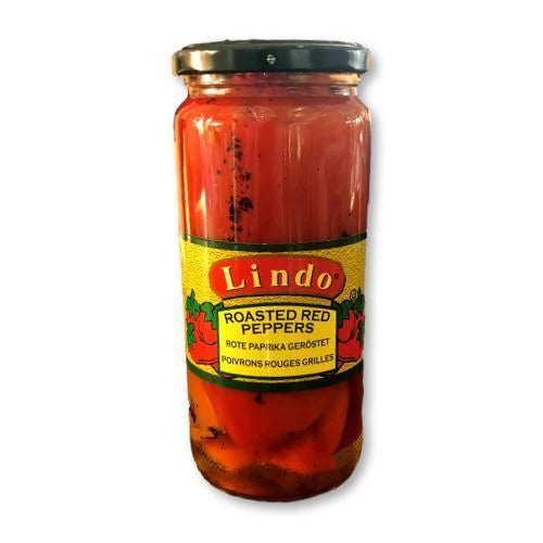 Roasted Red Peppers 460g - Lindo