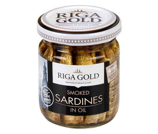 Smoked Sardines in Oil 100g - Riga Gold