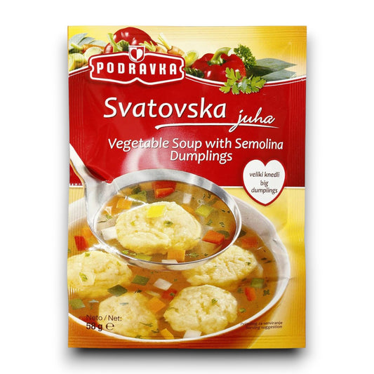 Vegetable Soup with Semolina Dumplings 58g - Podravka