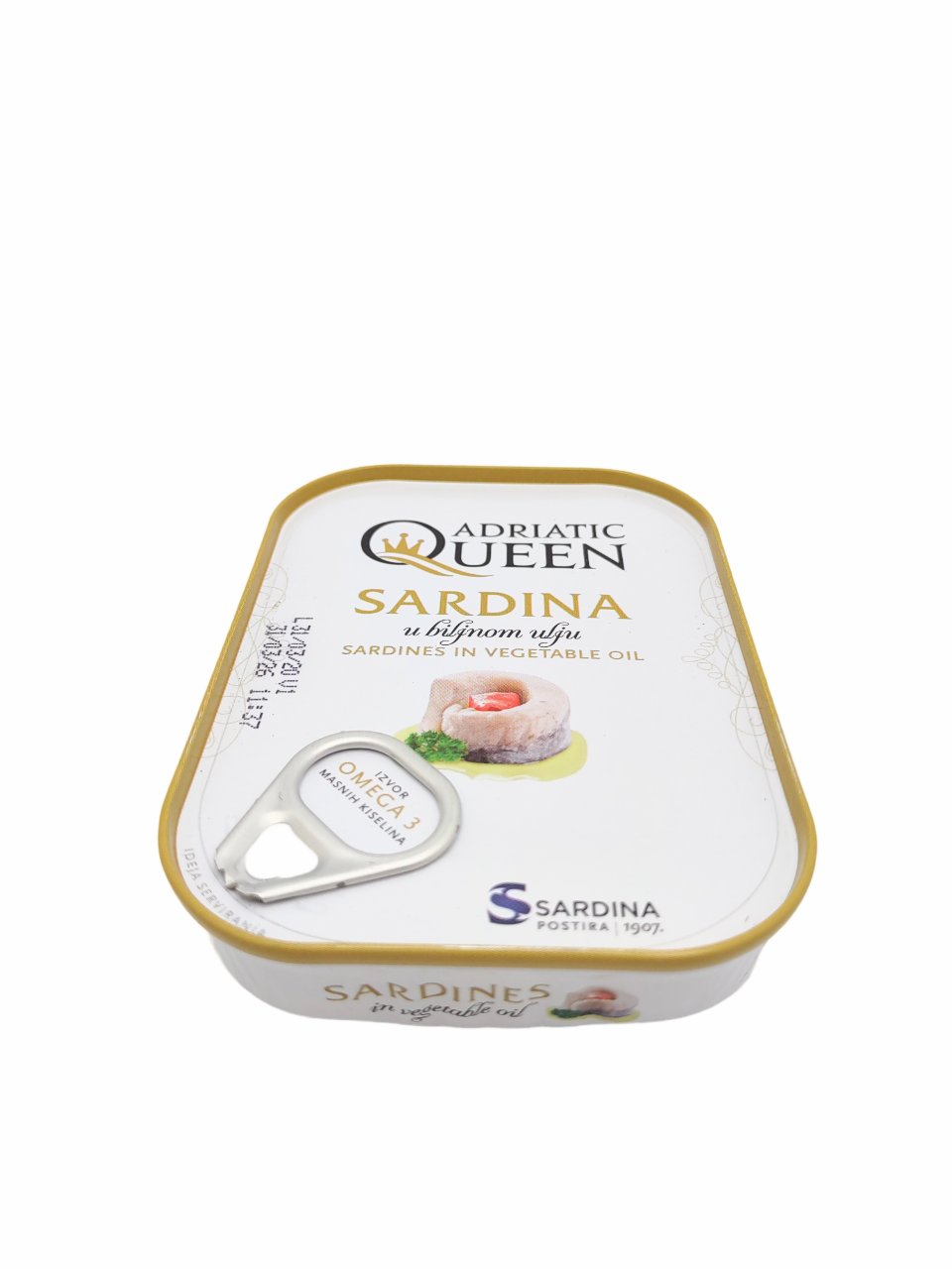 Sardines in Vegetable Oil 105g - Adriatic Queen