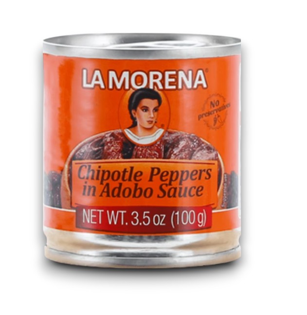 Chipotle Peppers in Adobe Sauce 100g - La Morena