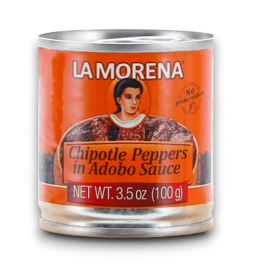 Chipotle Peppers in Adobe Sauce 100g - La Morena