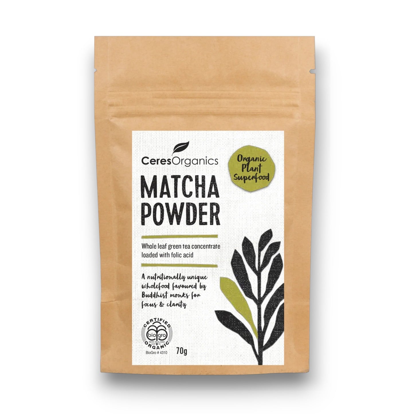Matcha Powder 70g - Ceres Organics