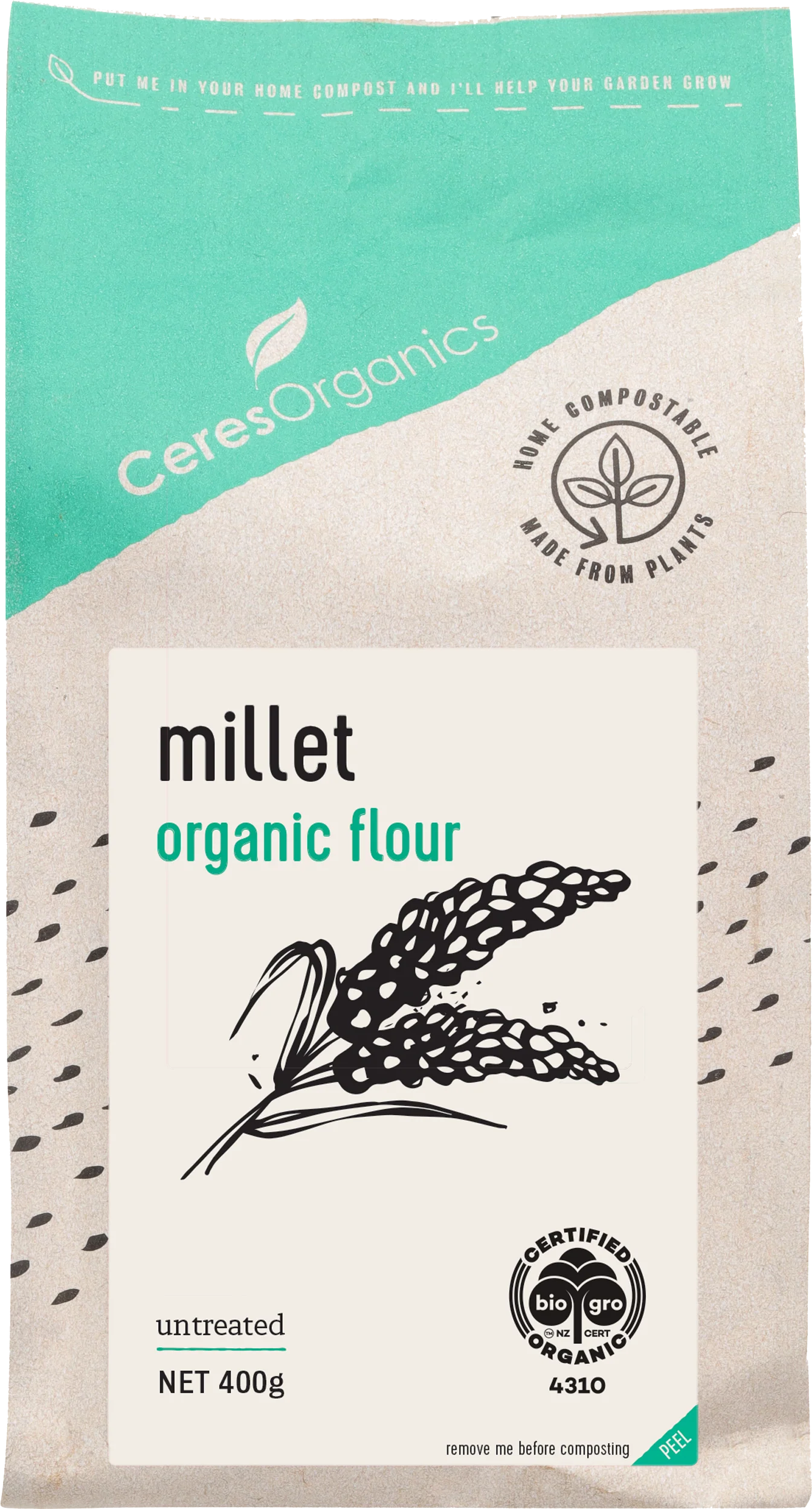 Organic Millet Flour 400g ( CeresOrganics)