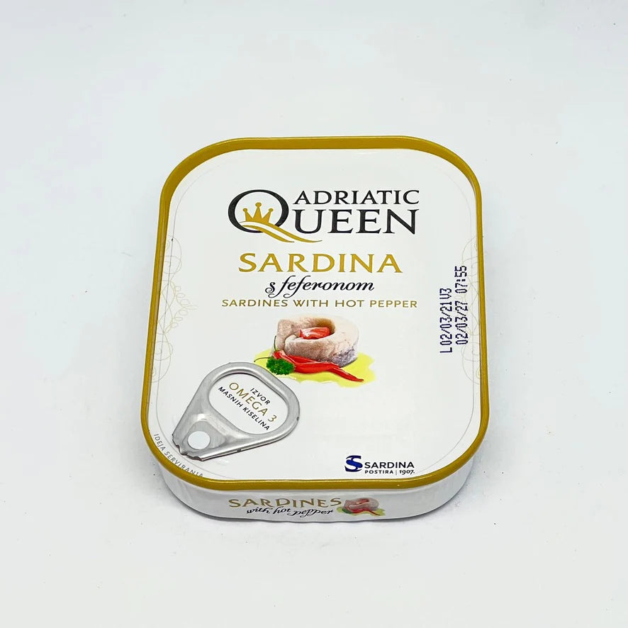 Sardines in Hot Pepper 105g - Adriatic Queen