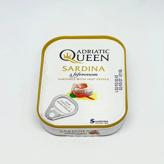 Sardines in Hot Pepper 105g - Adriatic Queen