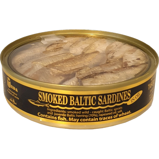 Sardines Smoked Baltic in Oil 160g  - Unda