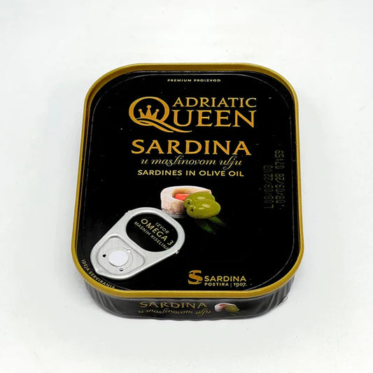 Sardines in Olive Oil 105g - Adriatic Queen