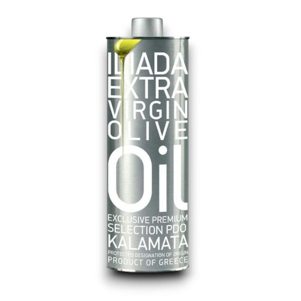 Extra Virgin Olive Oil Kalamata PDO 500ml Tin - ILIADA