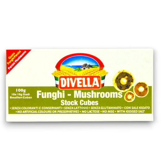 Mushrooms Stock Cubes 100g - Divella