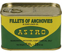 Anchovy Fillets 730g - Astro