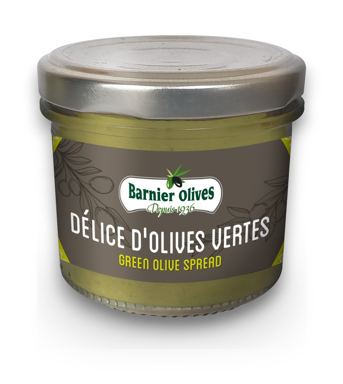Green Olive Spread with Fennel 100g - Barnier Olives