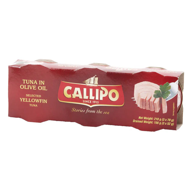 Tuna in Olive Oil 210g(3x70g) - Callipo