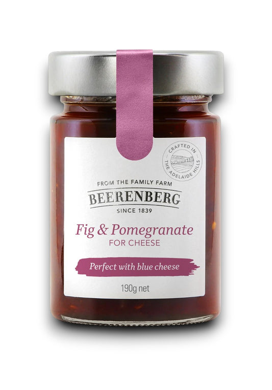 Fig & Pomegranate (Gluten Free. Vegan) 190g - Beerenberg