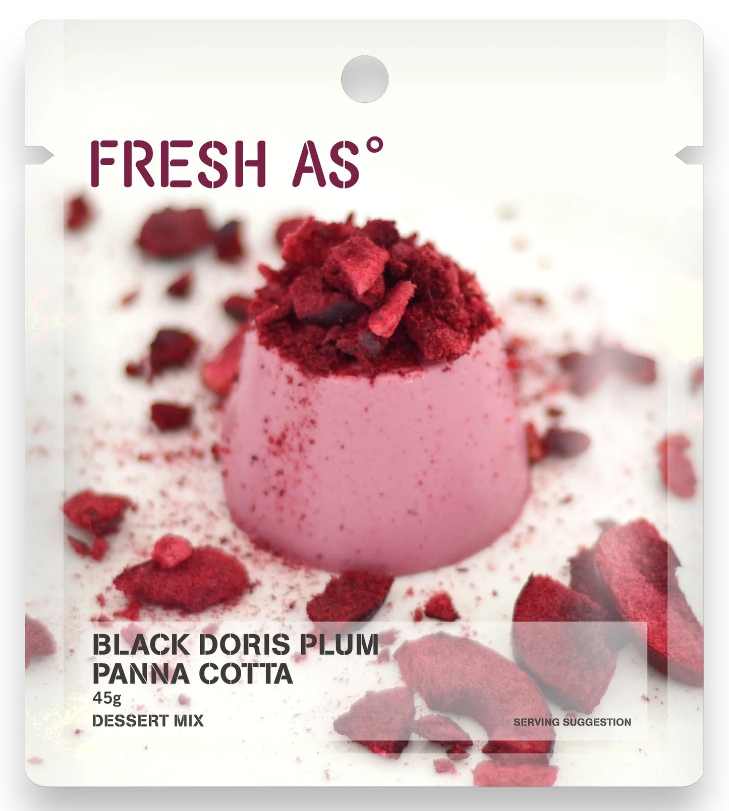 Black Doris Plum Panna Cotta 45g - Fresh As