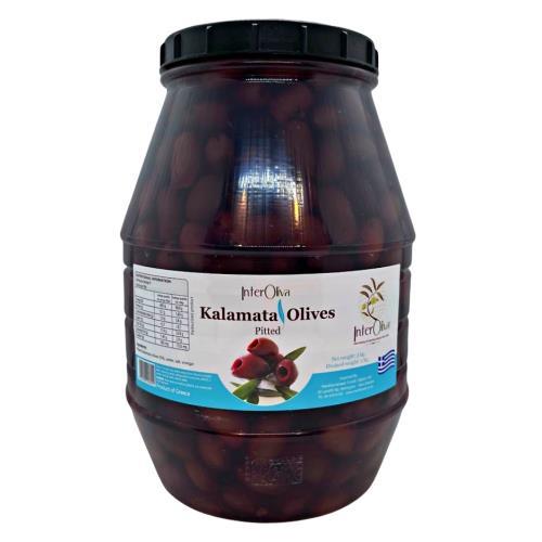 Kalamata Olives Pitted 3kg - Interoliva