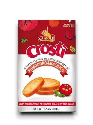 Crosti Pomodoro & Basilico 100g - La Mole