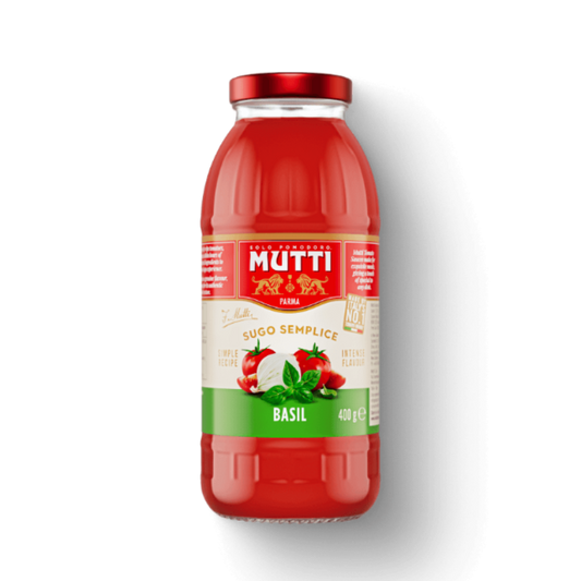 Mutti Sugo Semplice (Pasta Sauce) Basil 400g