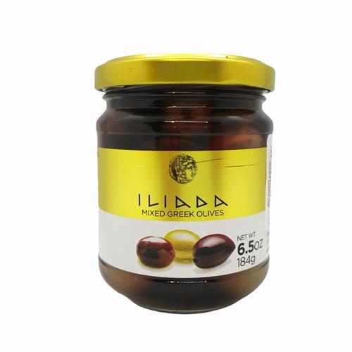 Mixed Greek Olives 184g - Iliada