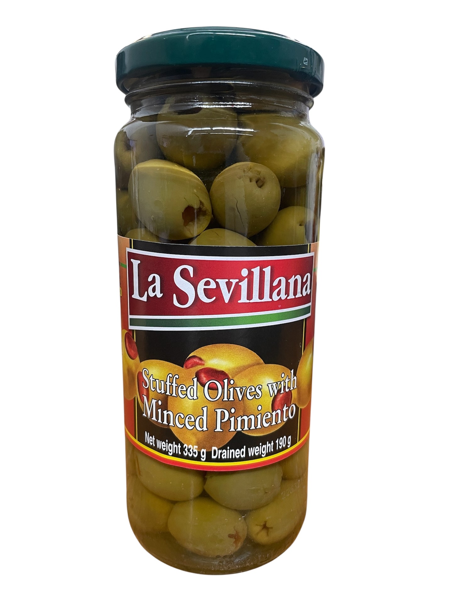 Stuffed Olives With Minced Pimiento 335g - La Sevillana