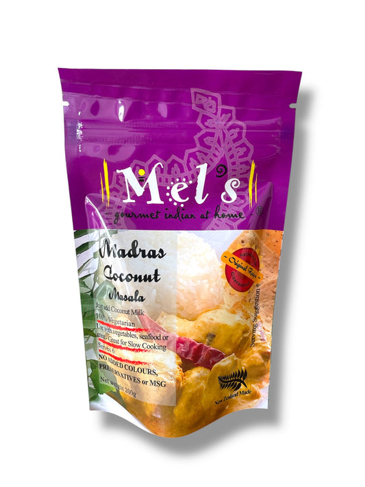 Madras Coconut Masala (Gluten Free) 200g - Mel's