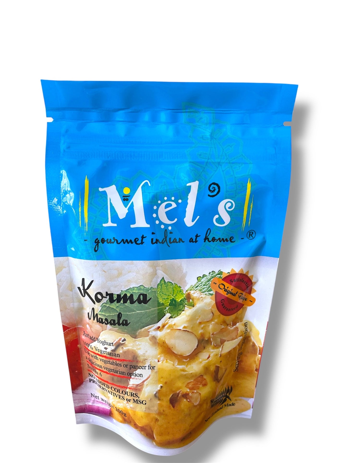 Korma Masala (Gluten Free) 200g - Mel's