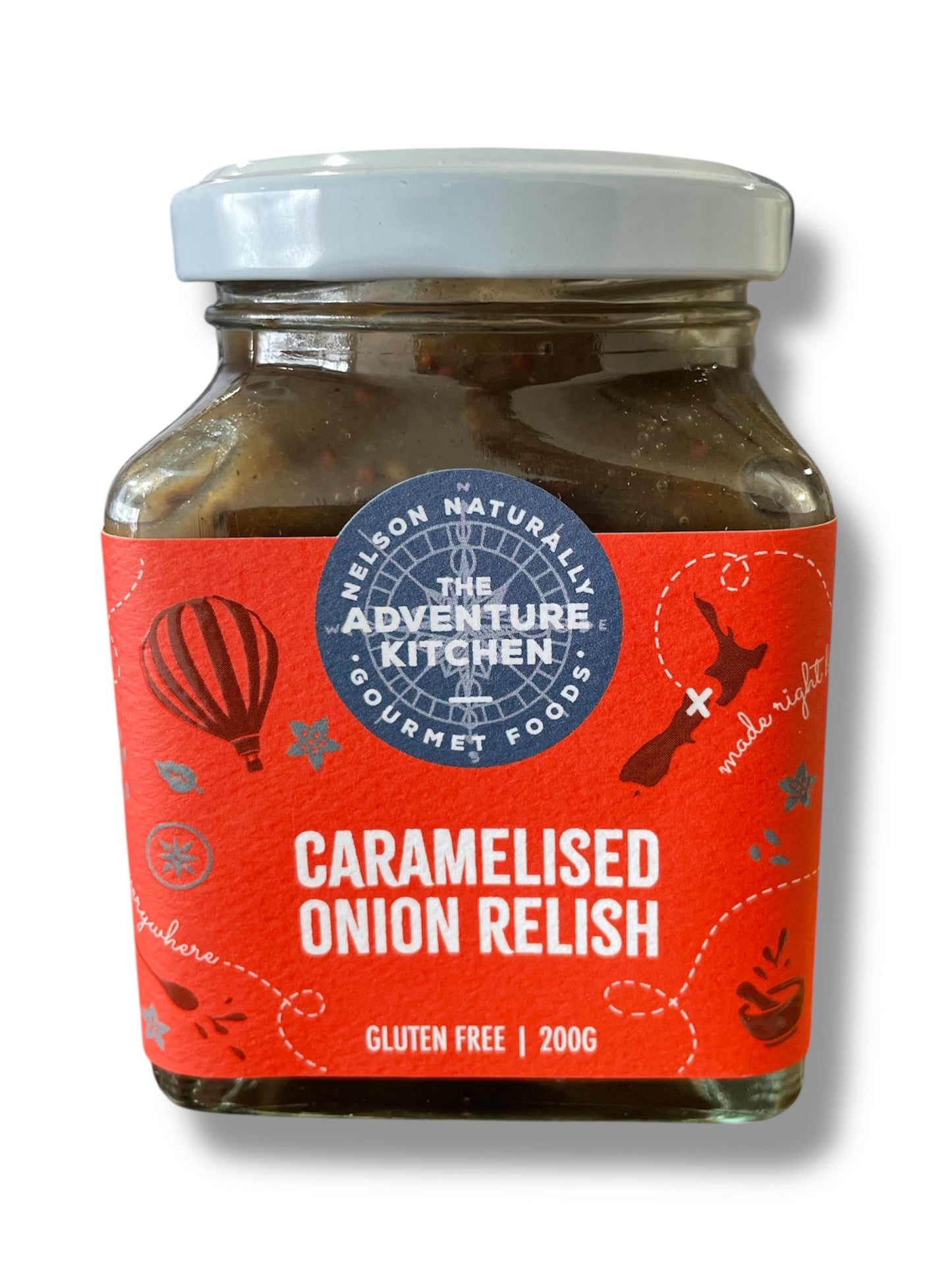 Caramelised Onion Relish (Gluten Free) 200g - Nelson Naturally