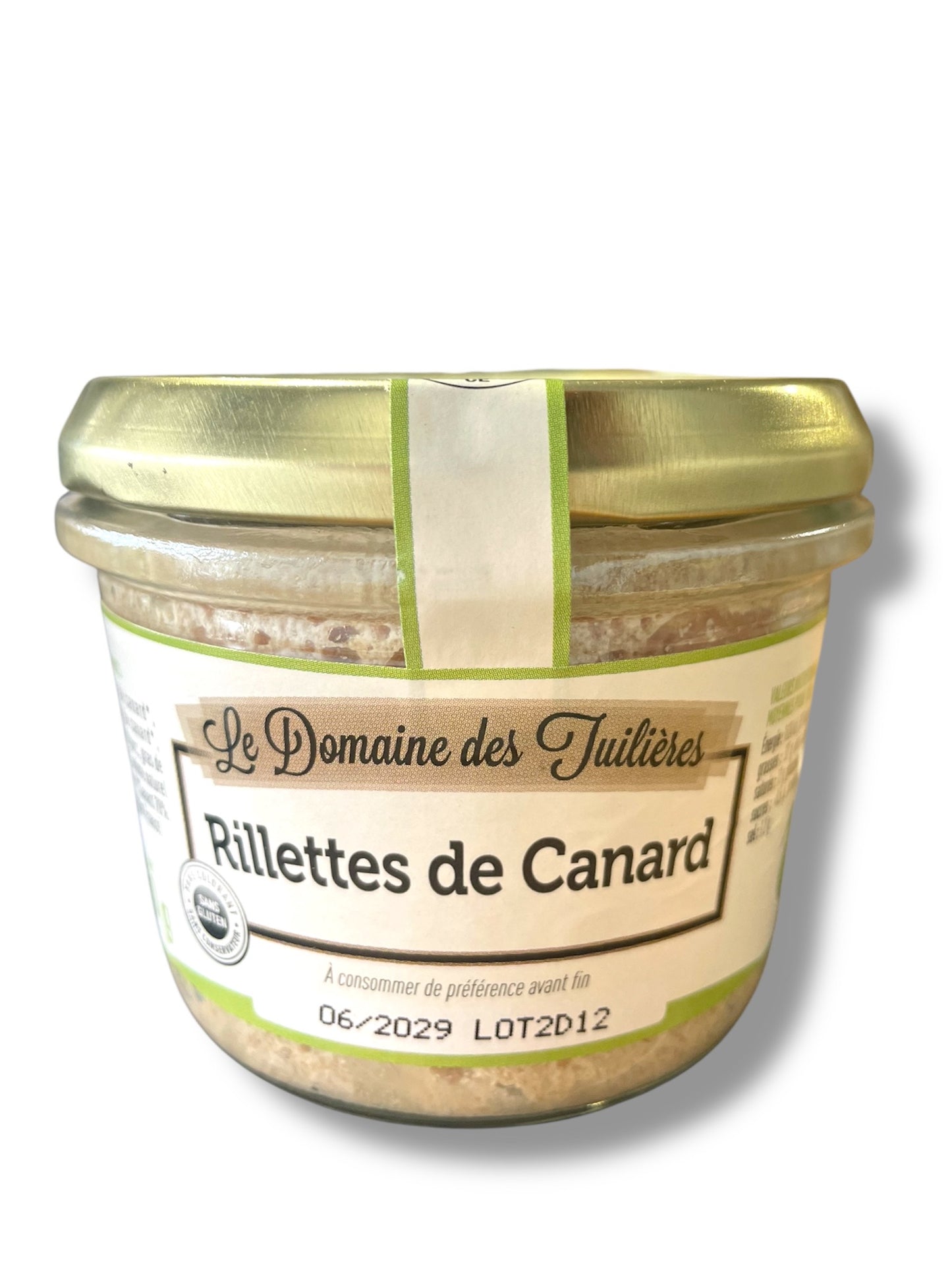 Duck Rillettes 180g - Le domaine des Tuilieres