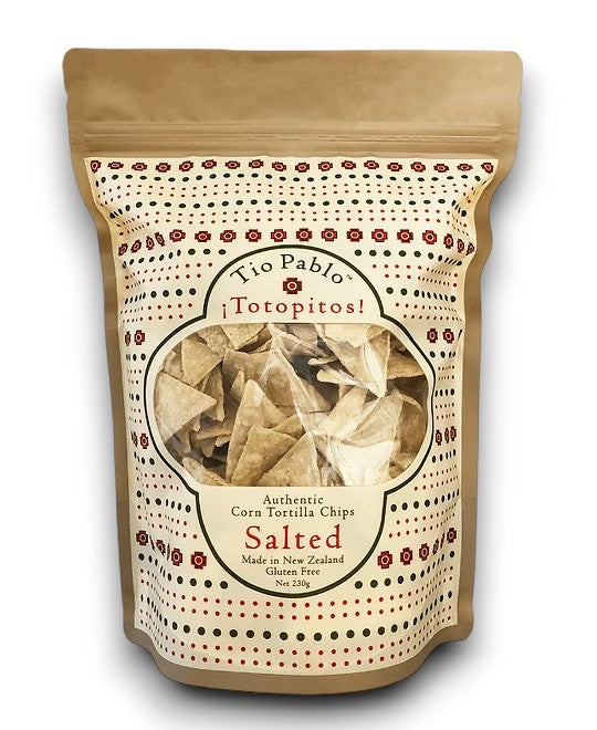 Salted Totopitos (Gluten Free) 230g - Tio Pablo