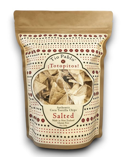 Salted Totopitos (Gluten Free) 230g - Tio Pablo