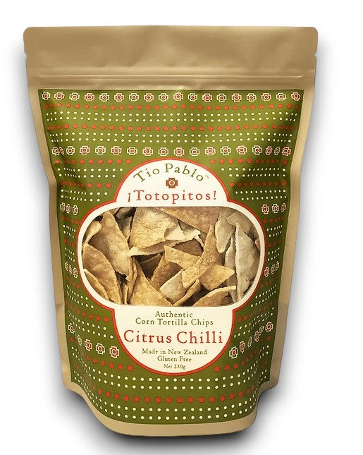 Citrus Chilli Totopitos (Gluten Free) 230g - Tio Pablo