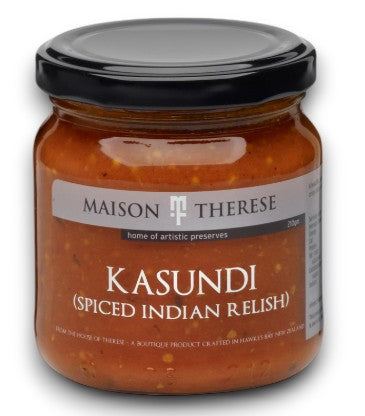 Kasundi (Spiced Indian Relish) 210g (Gluten & Dairy Free) - Maison Therese
