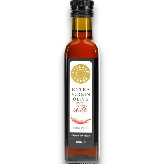 Chilli Infused Extra Virgin Olive Oil (Cold Press) 250ml - Village Press